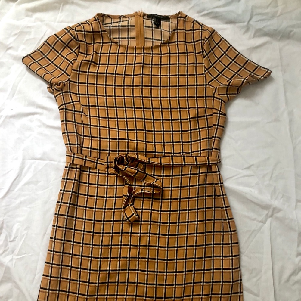 Yellow Patterned Dress